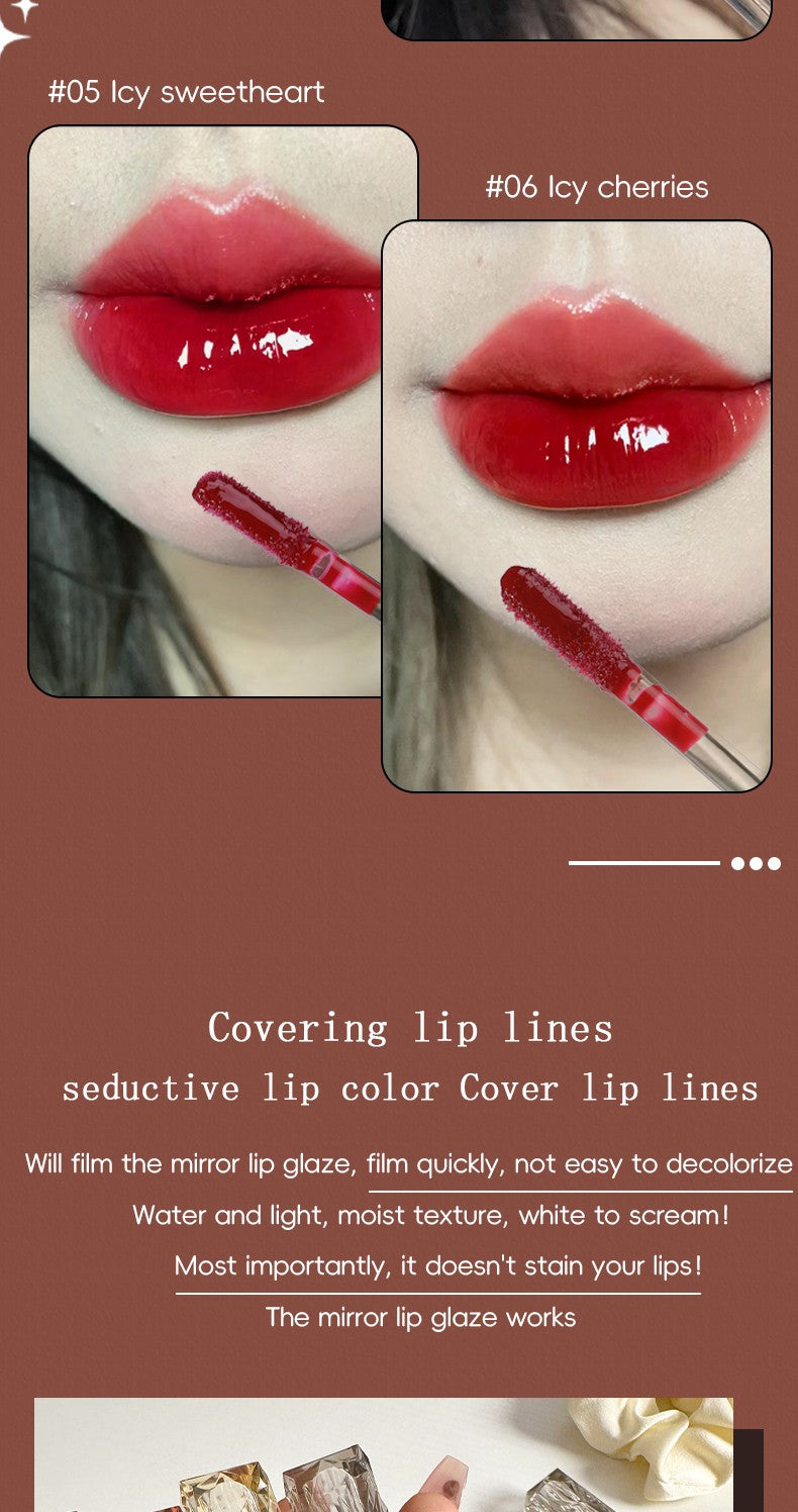 Brilho labial hidratante de longa duração