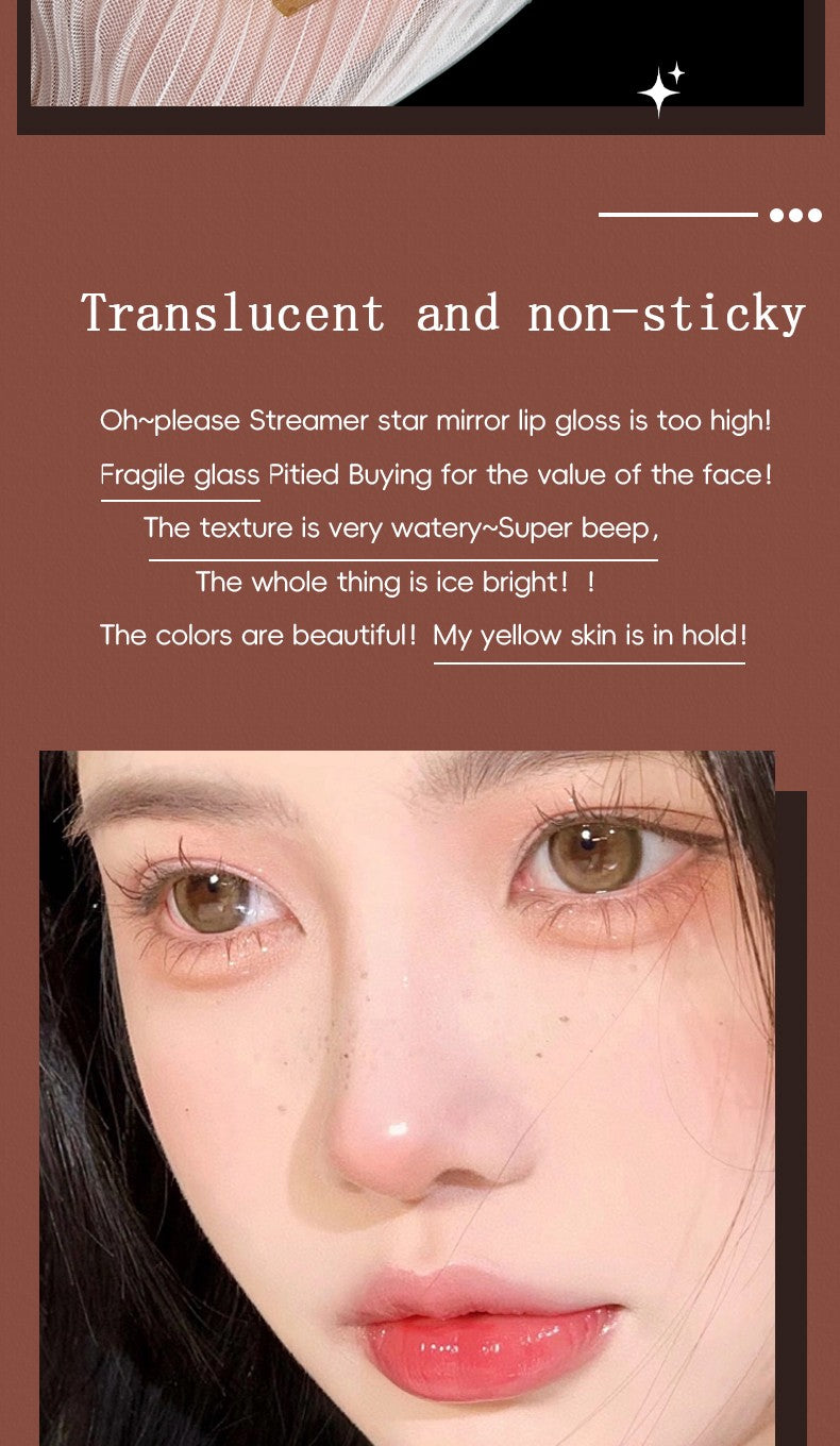 Brilho labial hidratante de longa duração