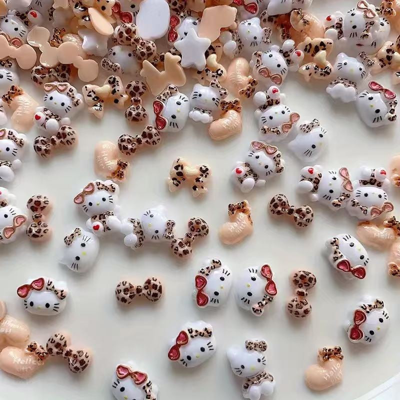 Pacote decoração de unha com 50 peças Sanrio Hello Kitty