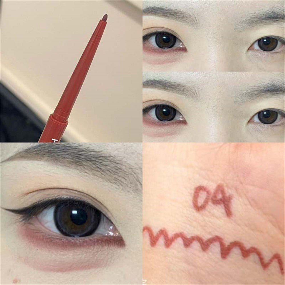 Lápis delineador 12 cores à prova d'água