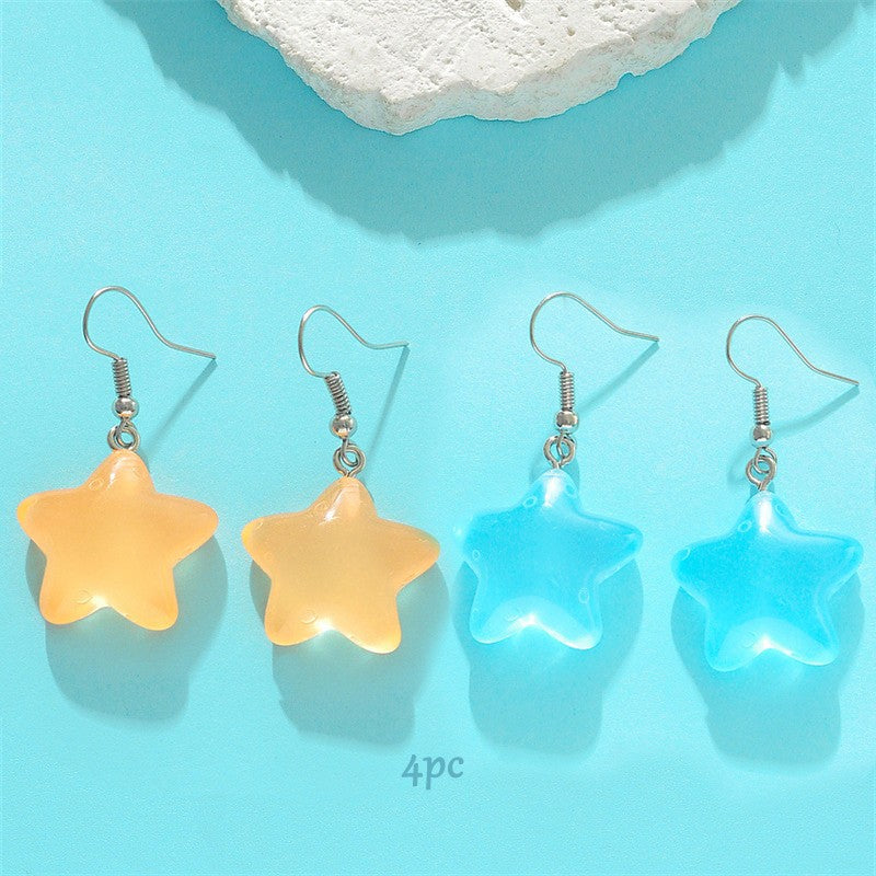 Brincos Estrelas Reluzentes