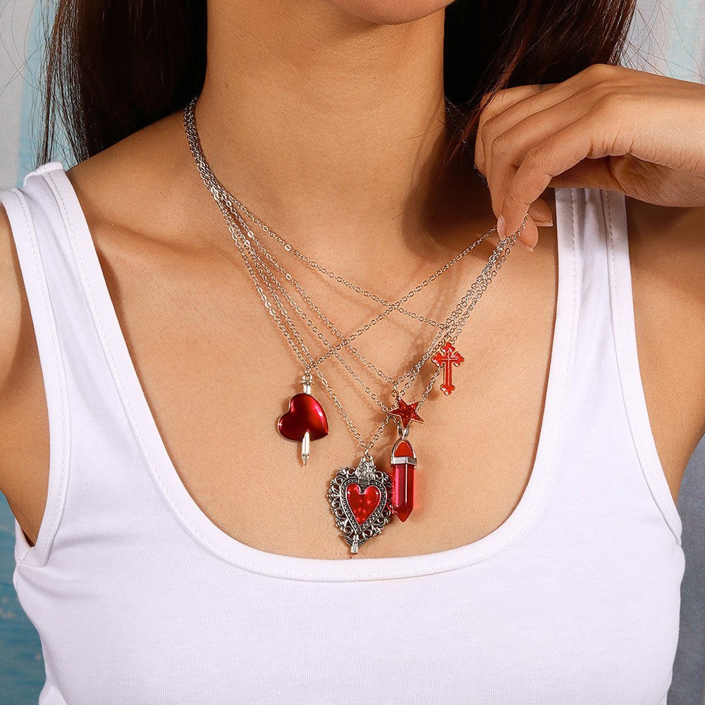 Conjunto de colares 5 pçs GOTH