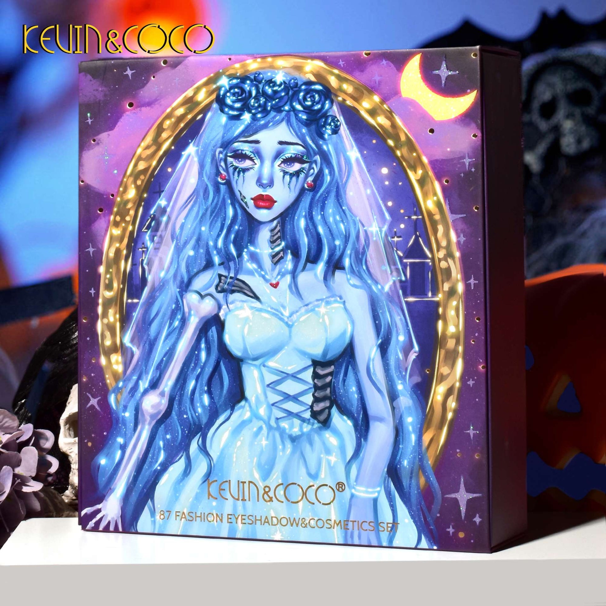 ConjuntoNoiva Cadáver sombra, gloss e batom com 87 cores