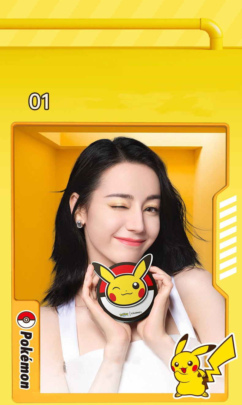 Paleta de sombras Pikachu 9 cores COLORKEY