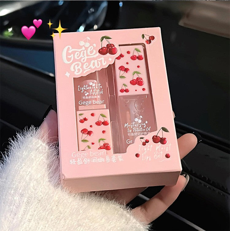 Kit Lip Balm e Lip Oil Cereja