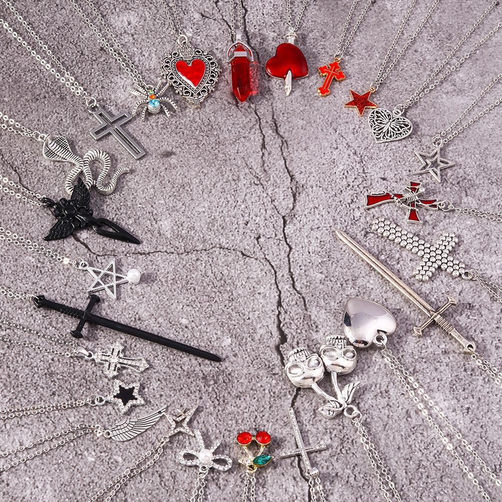 Conjunto de colares 5 pçs GOTH