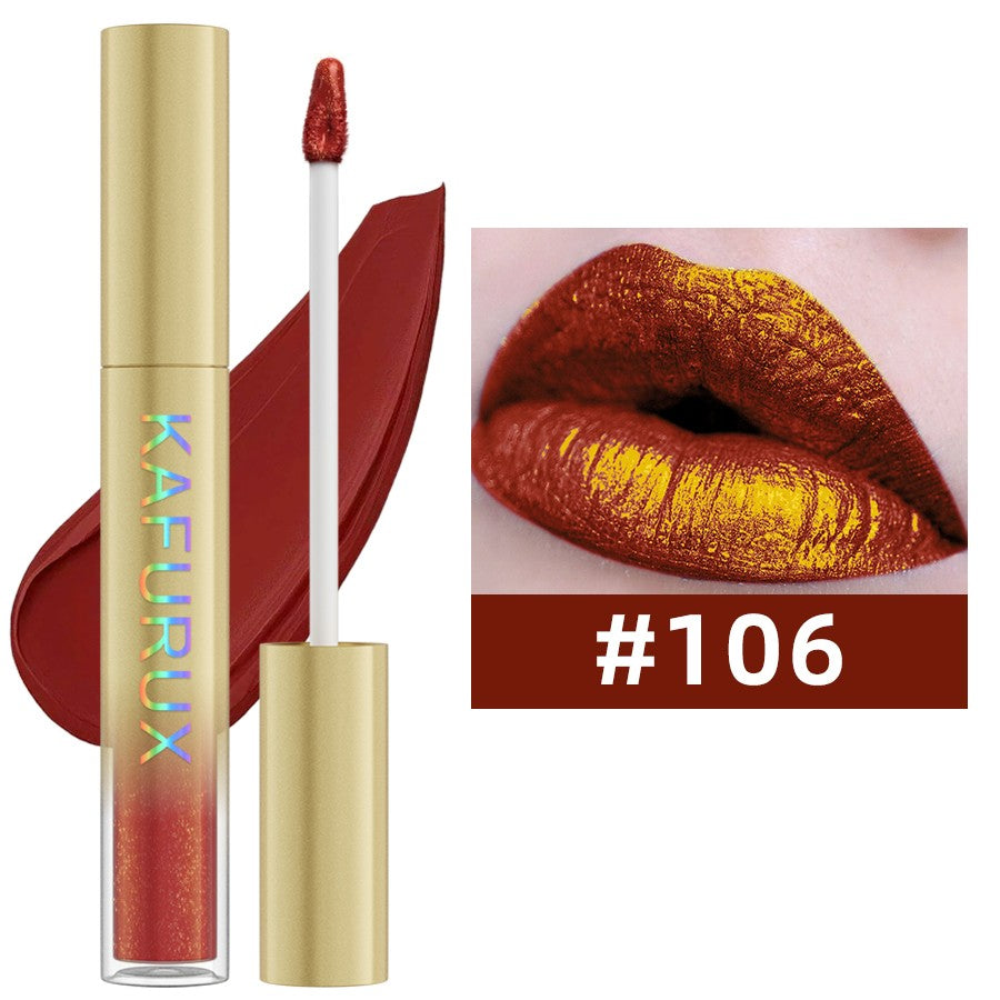 Batom líquido metálico