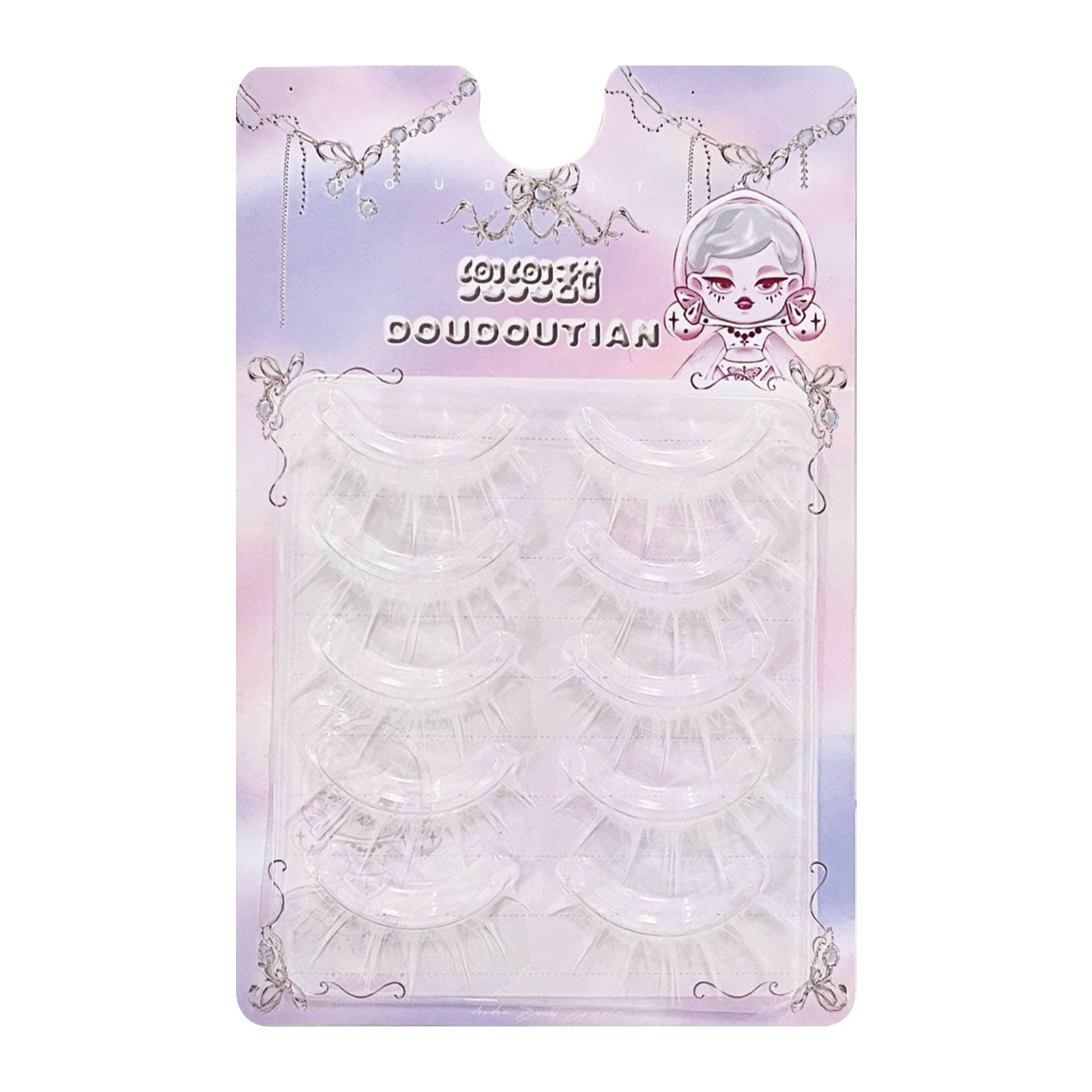 Cílios brancos postiços