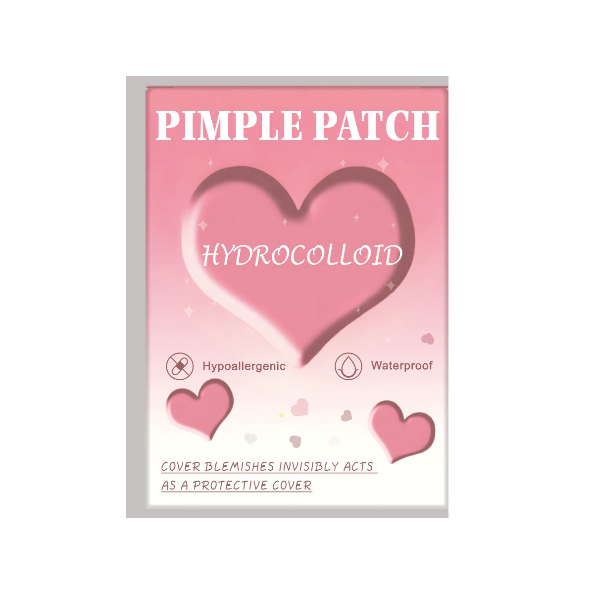 Adesivos de acne de coração 1260 peças