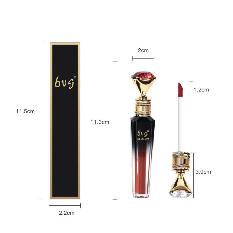 Batom matte à prova d'água diamante