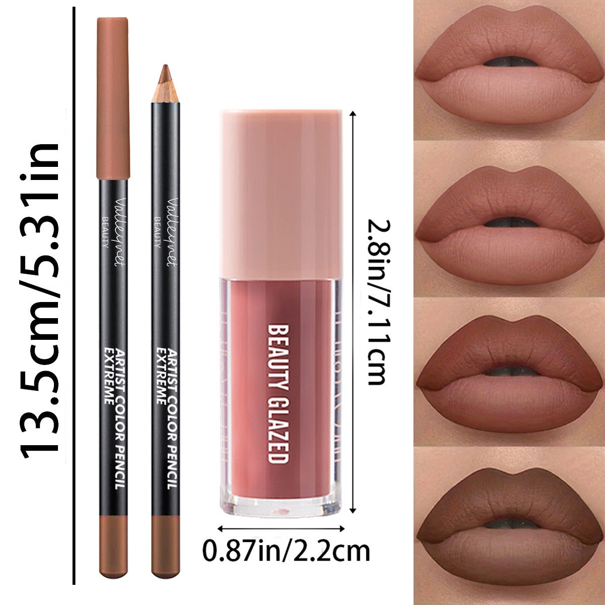 Lip Combo gloss + lápis de contorno