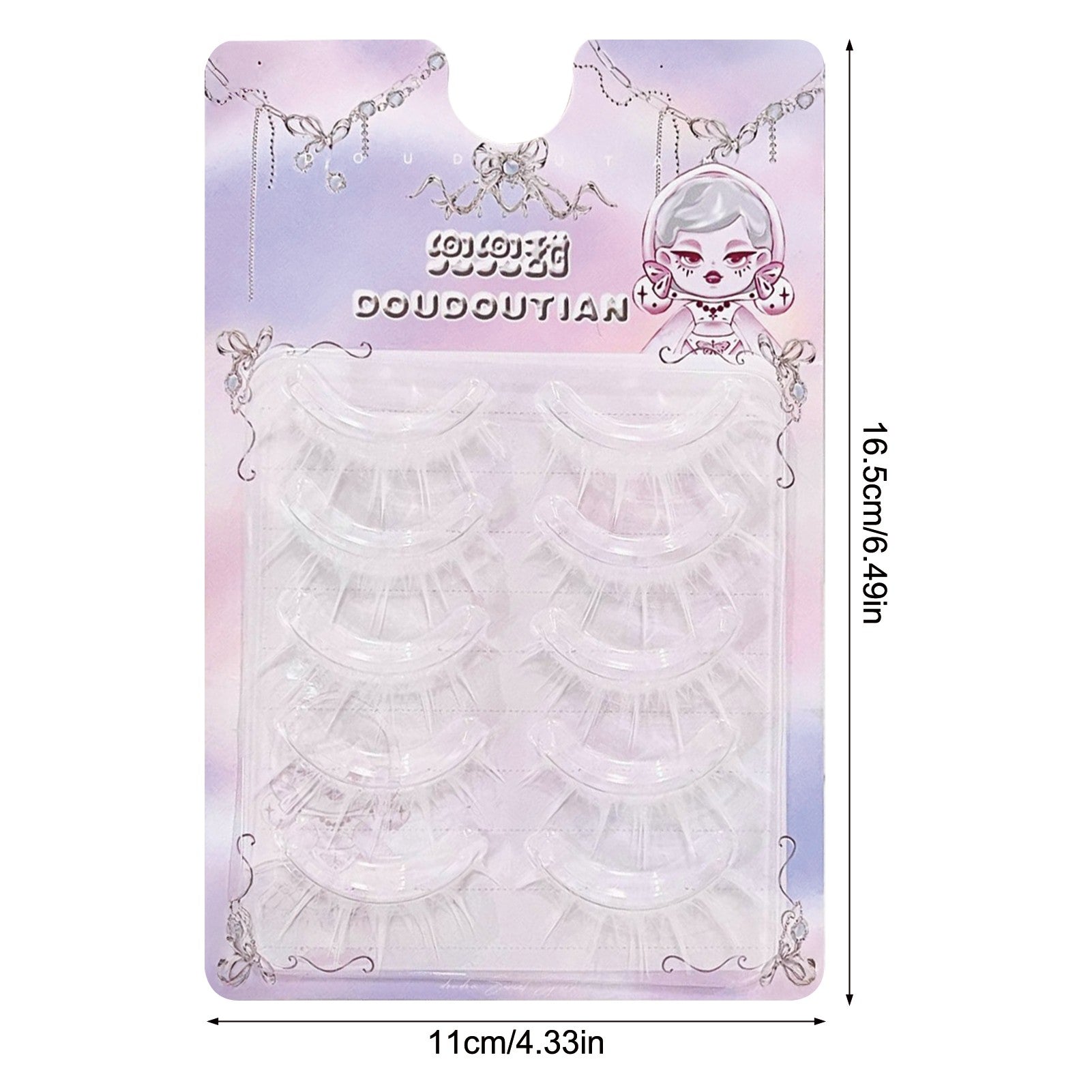 Cílios brancos postiços