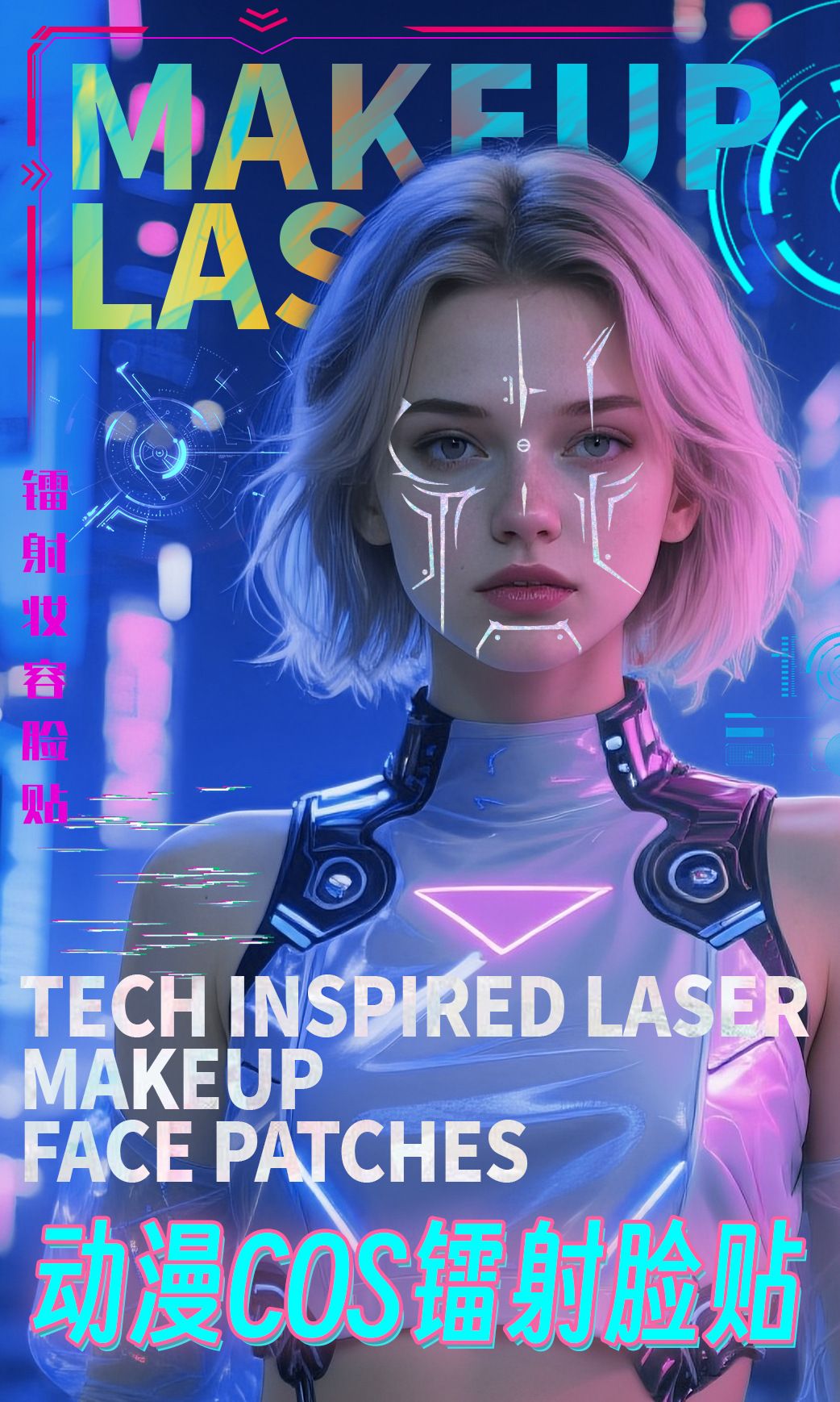 Adesivos K-pop demon hunters para cosplay