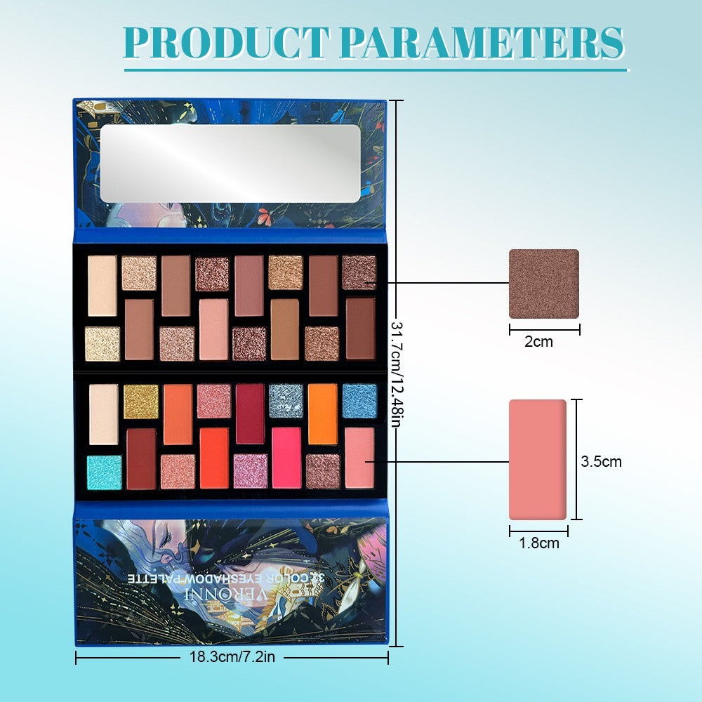 Paleta de sombras de 32 cores Veronni