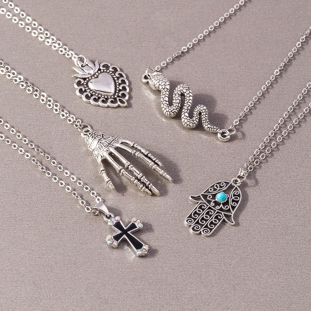 Conjunto de colares 5 pçs GOTH