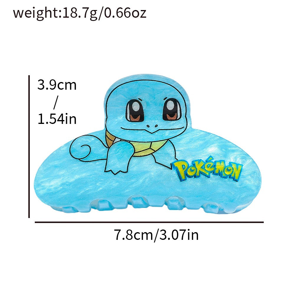 1PC/7PCS Presilhas de cabelo Pokémon fofas de desenho animado, acessórios de cab