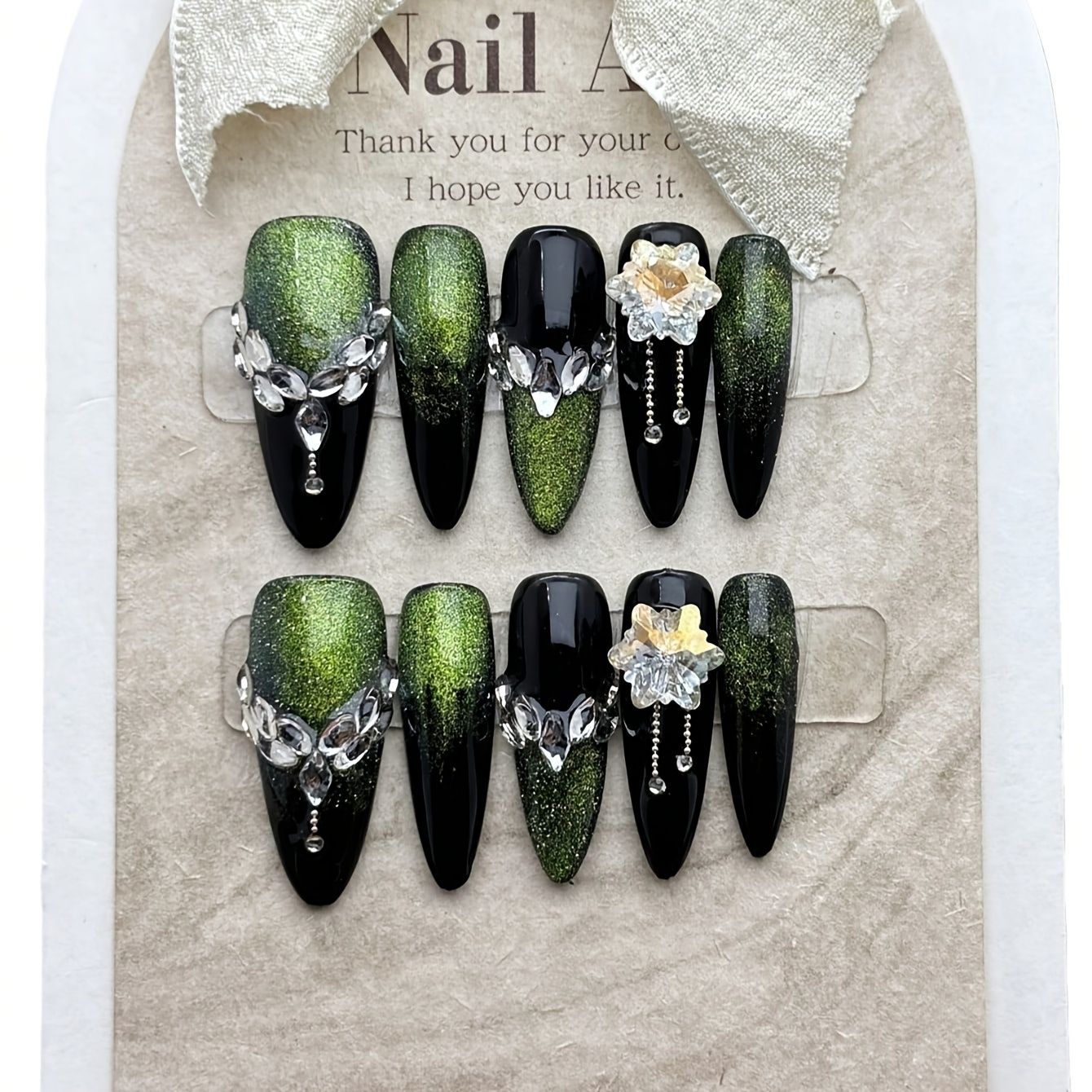 Unhas postiças viper artesanais 10pçs