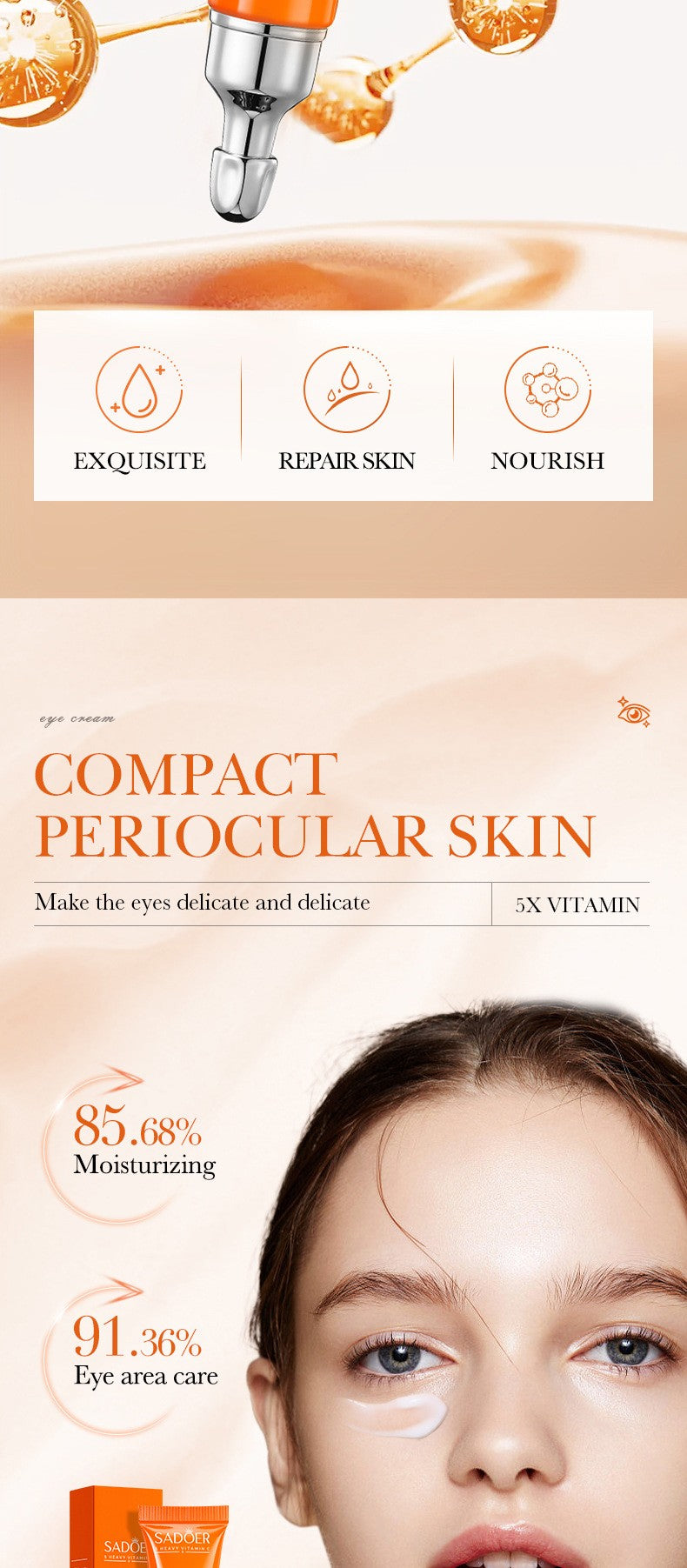 Creme vitamina c para os olhos anti olheiras