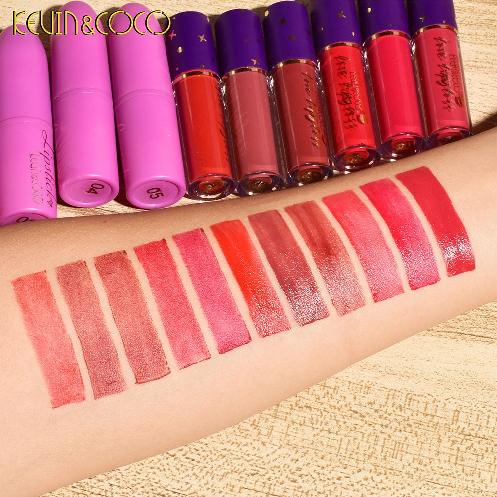 ConjuntoNoiva Cadáver sombra, gloss e batom com 87 cores