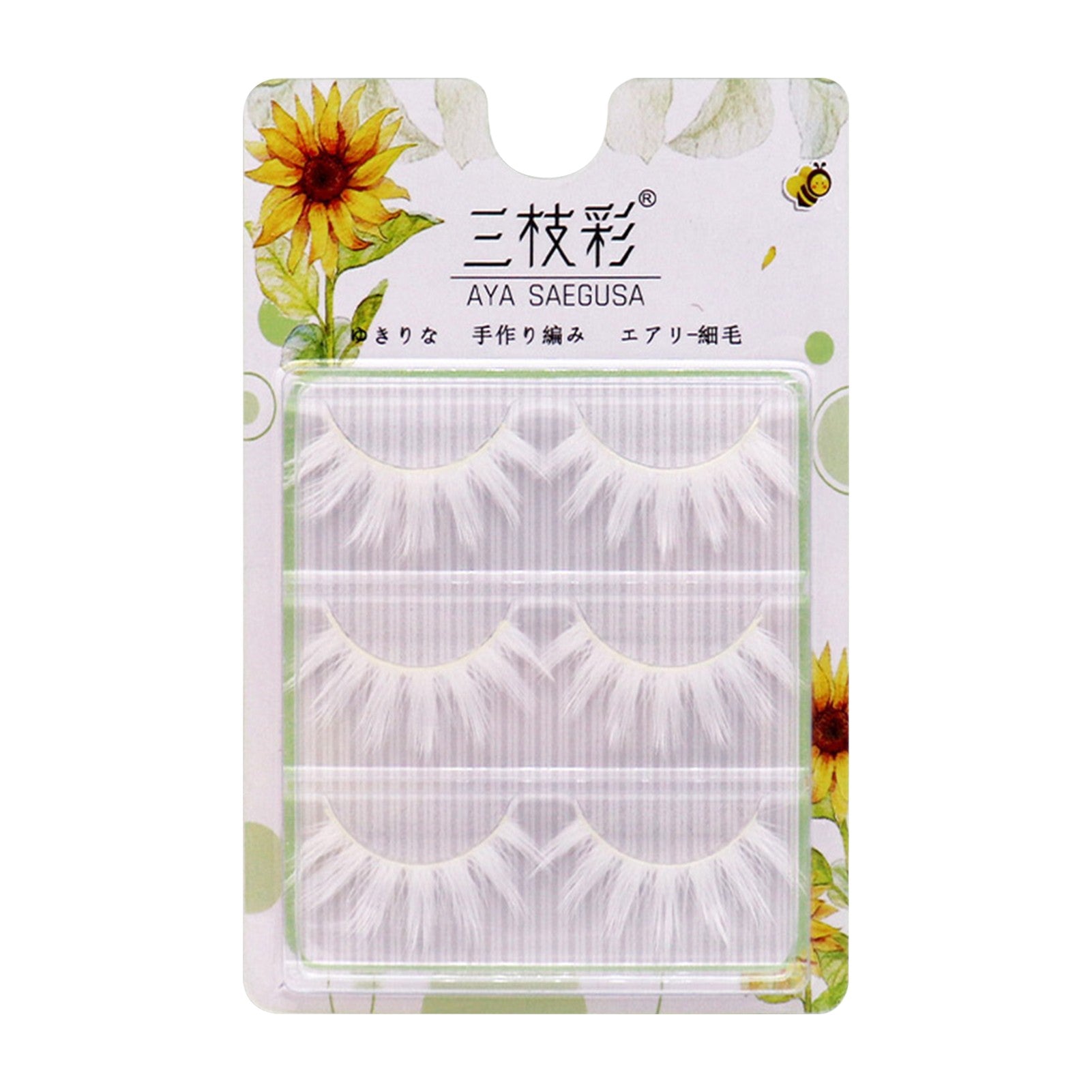 Cílios brancos postiços