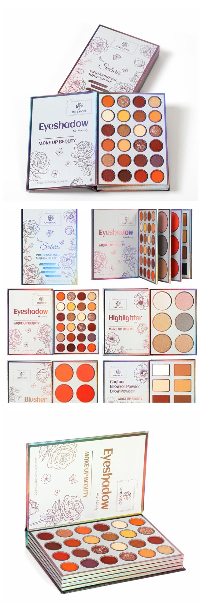 Paleta de sombras 15 a 46 cores ColorfulWorld