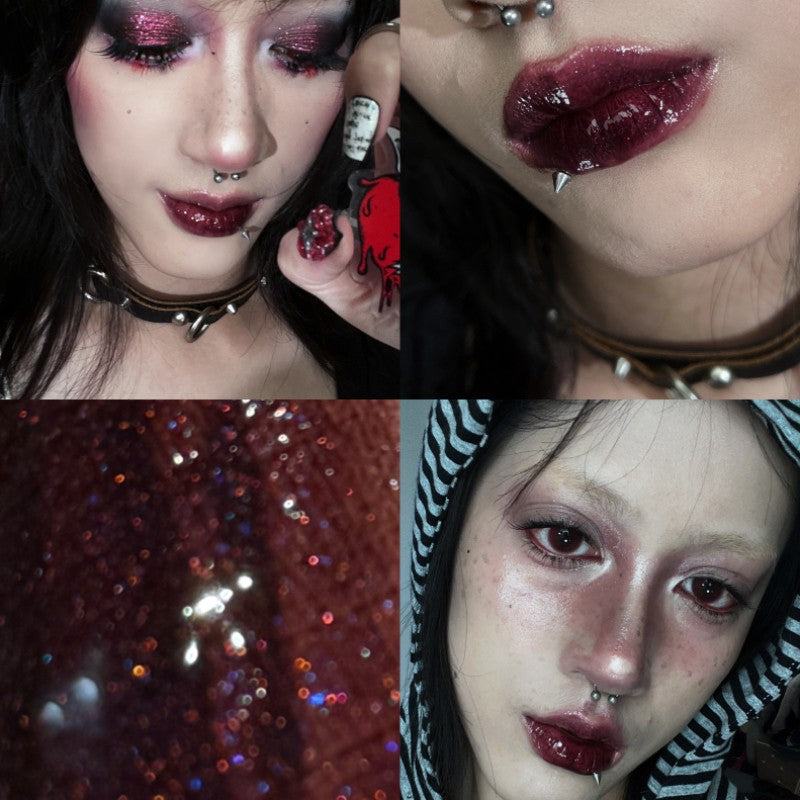 Shellwe Makeup x Freya86 Punk Bunny brilho labial Moth Flame