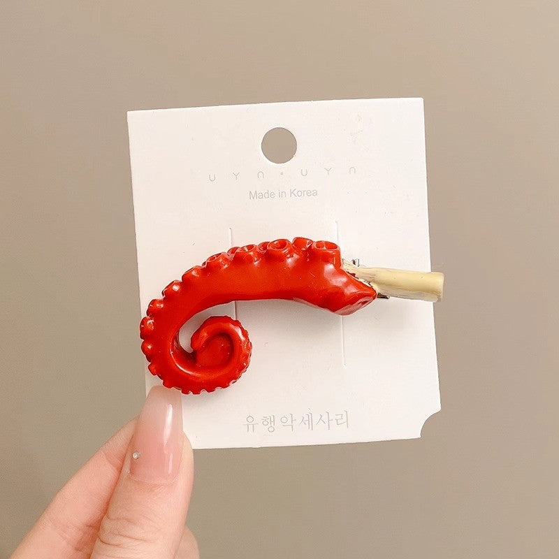 Grampo de cabelo frutos do mar