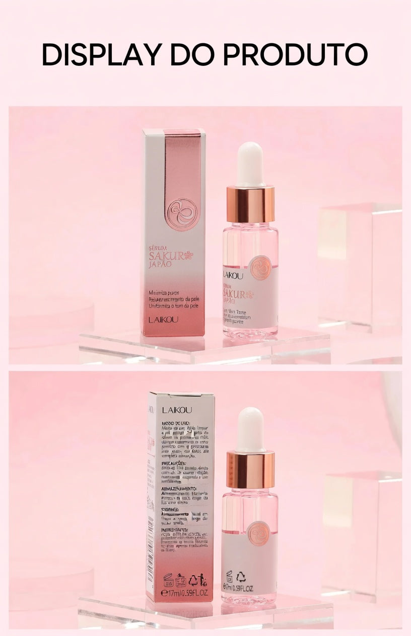 Creme hidratante sakura removedor de rugas anti-envelhecimento