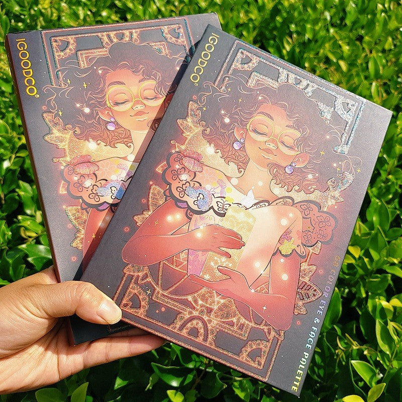 Paleta de sombras profissionais de 58 núcleos