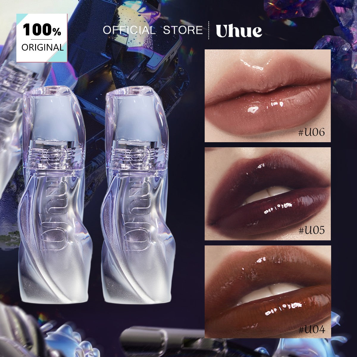 Gloss labial laminado