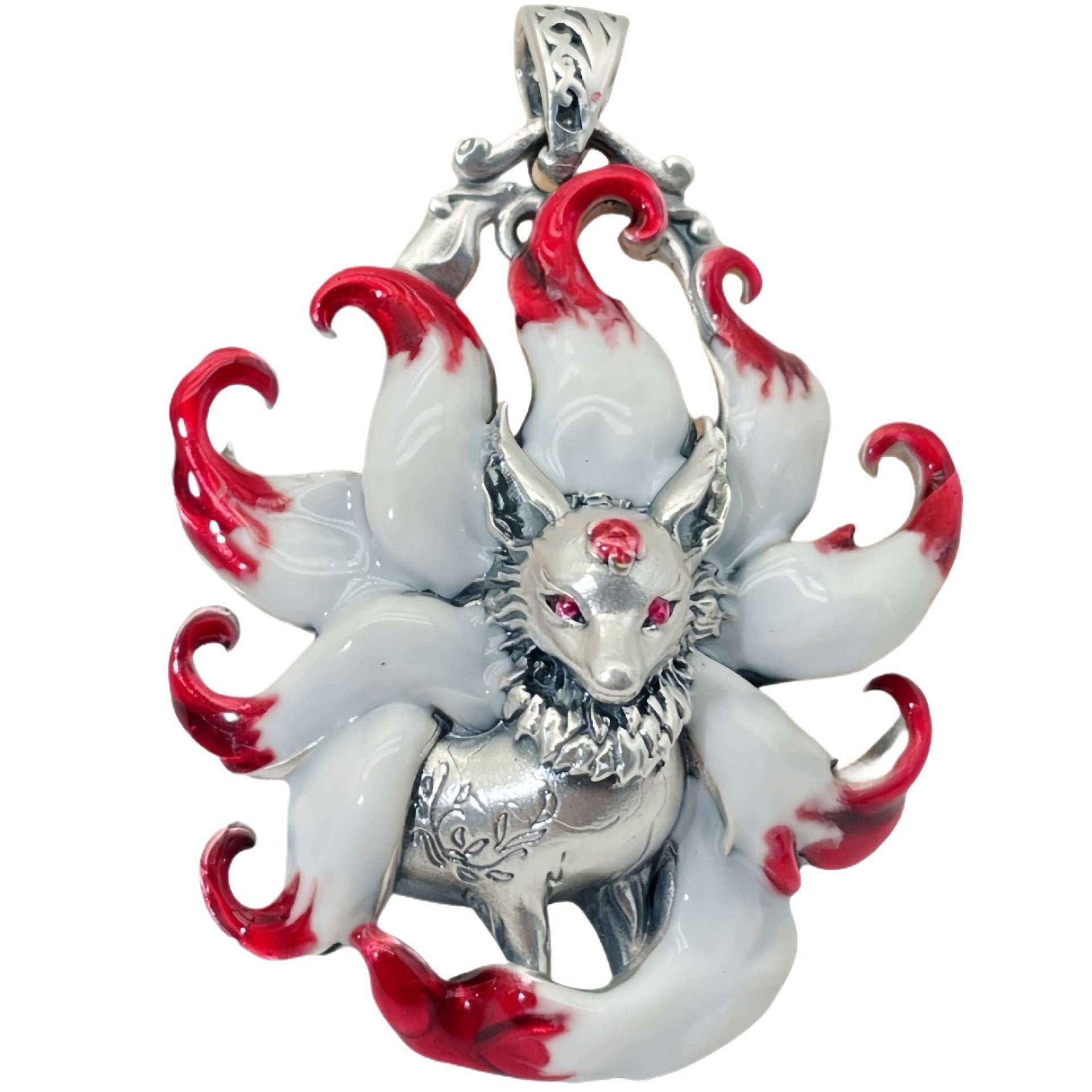 Pingente Kitsune Raposa de 9 caudas