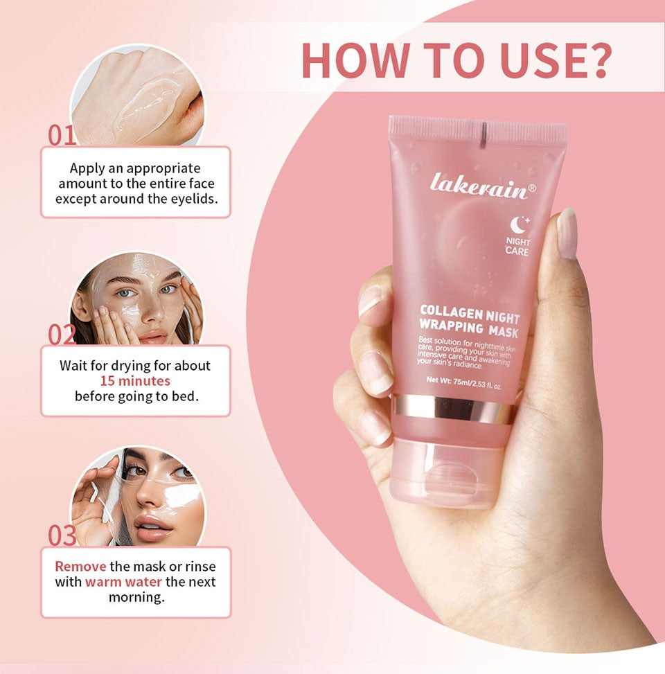 Máscara de colágeno profundo coreana