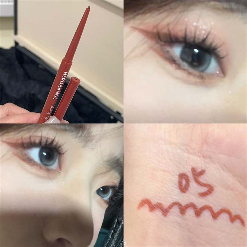 Lápis delineador 12 cores à prova d'água