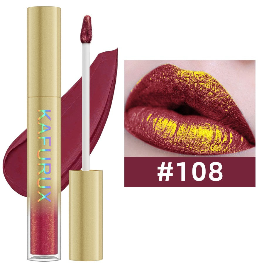 Batom líquido metálico