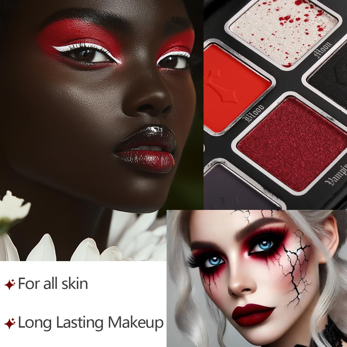 Paleta 6 cores vampirinha