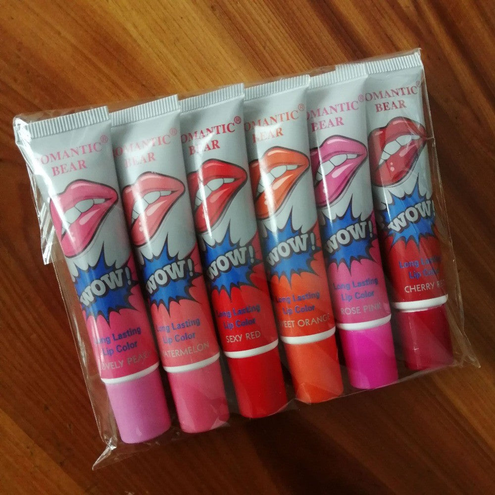 Lip tint peel off líquido à prova d'água de longa duração