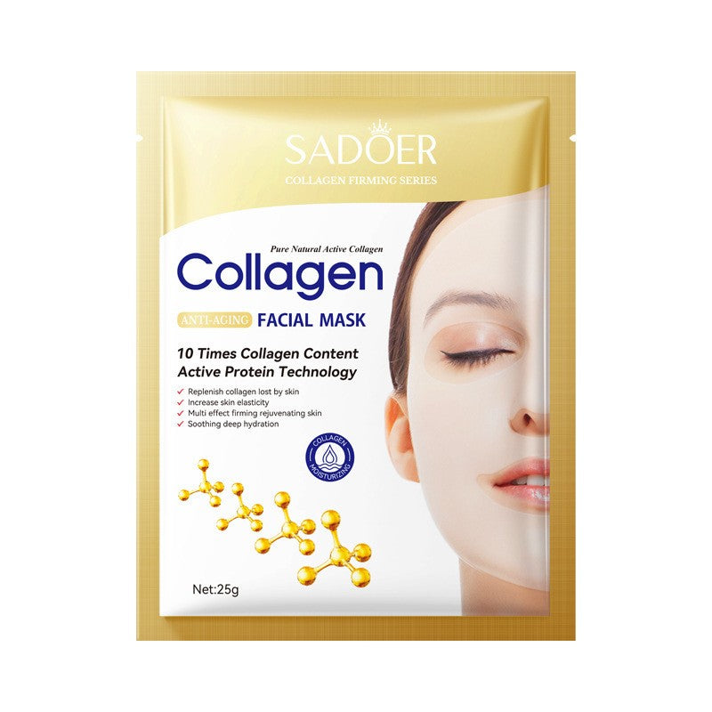 Máscara facial 10 unidades colágeno anti rugas