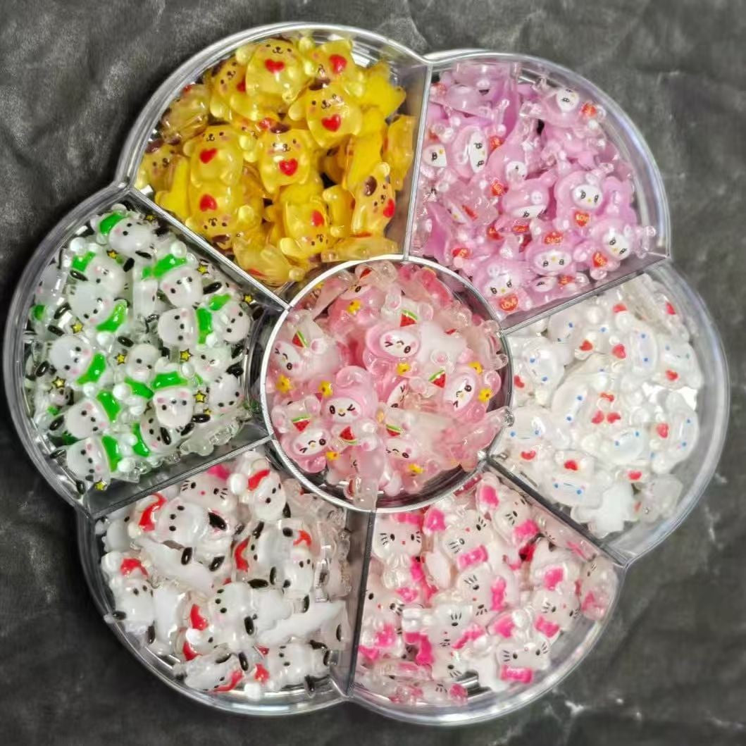 Pacote decoração de unha com 50 peças Sanrio Hello Kitty