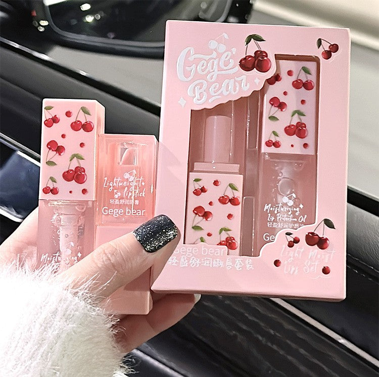 Kit Lip Balm e Lip Oil Cereja