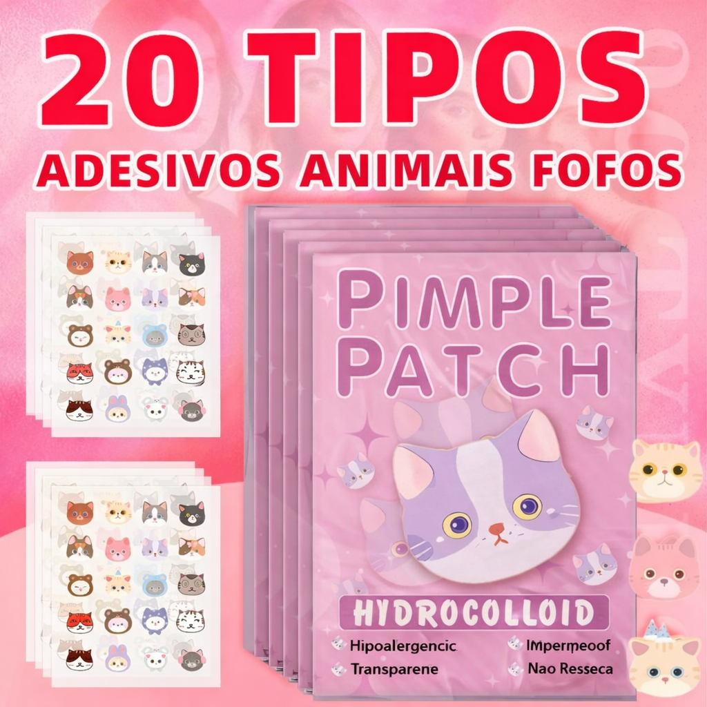 Adesivo para acne de bichinhos 100/600/700 peças