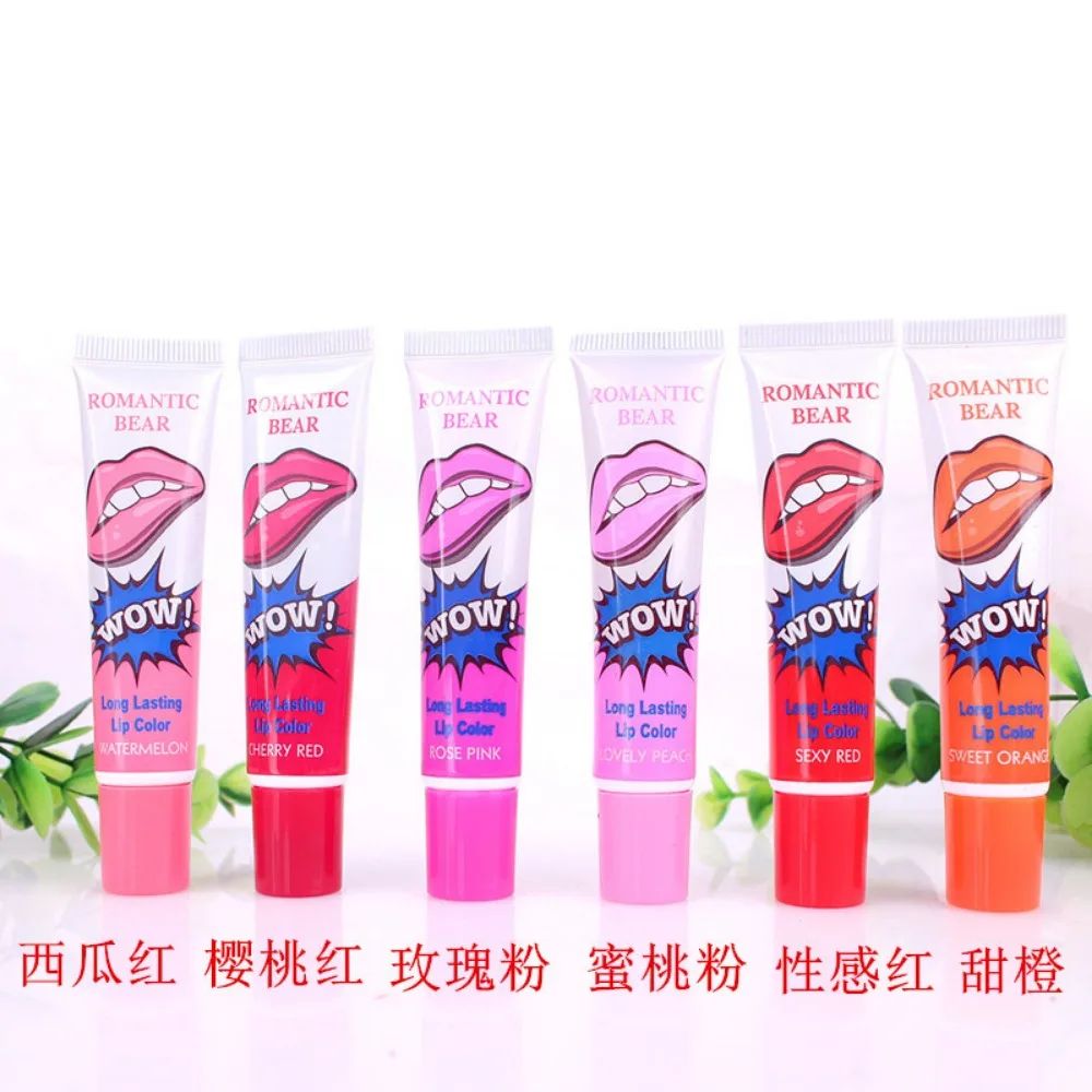Lip tint peel off líquido à prova d'água de longa duração