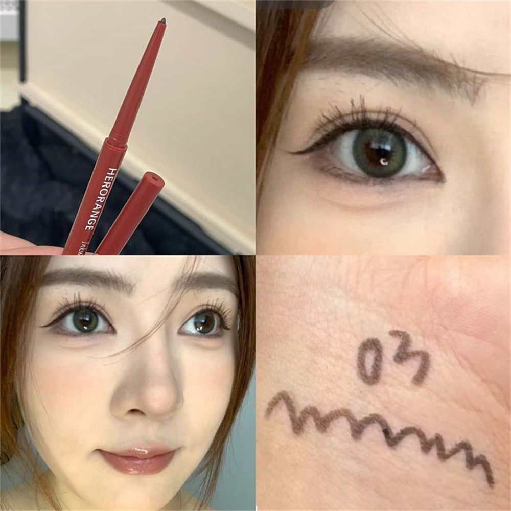 Lápis delineador 12 cores à prova d'água