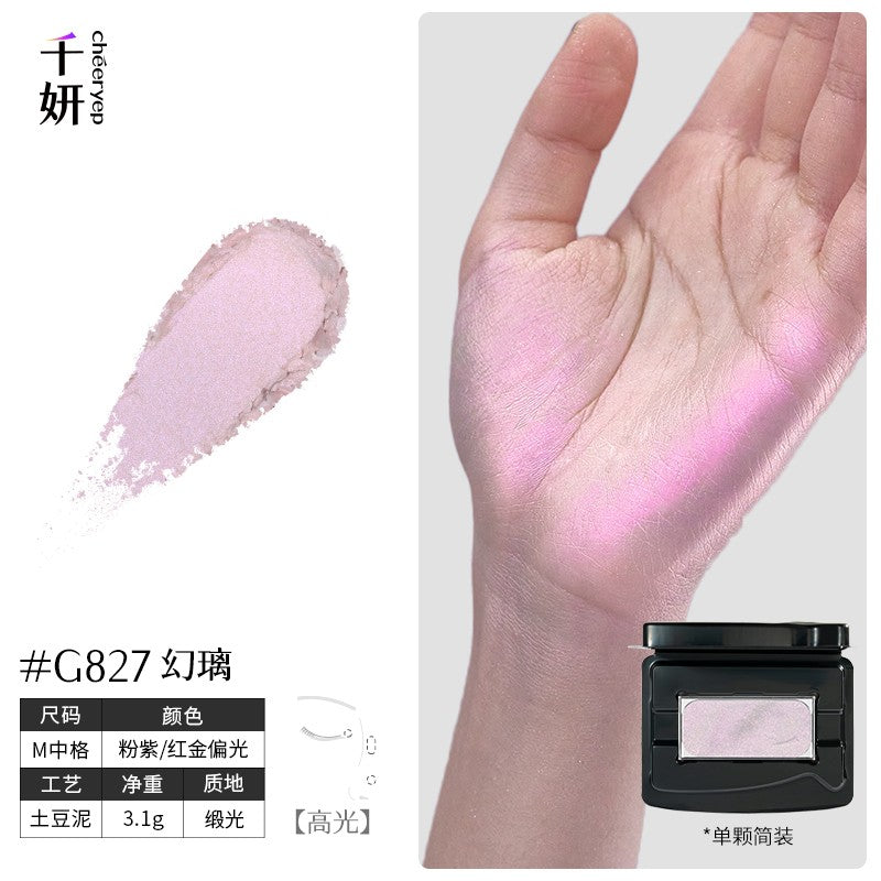 Paleta de sombra perolado cremoso