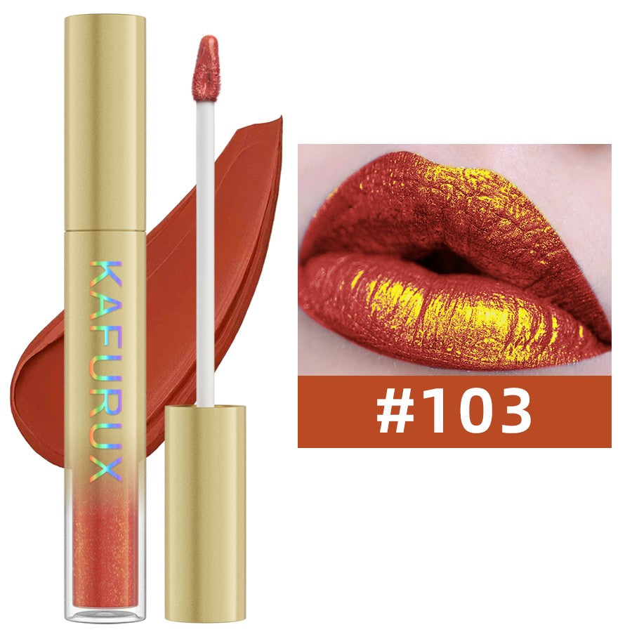 Batom líquido metálico