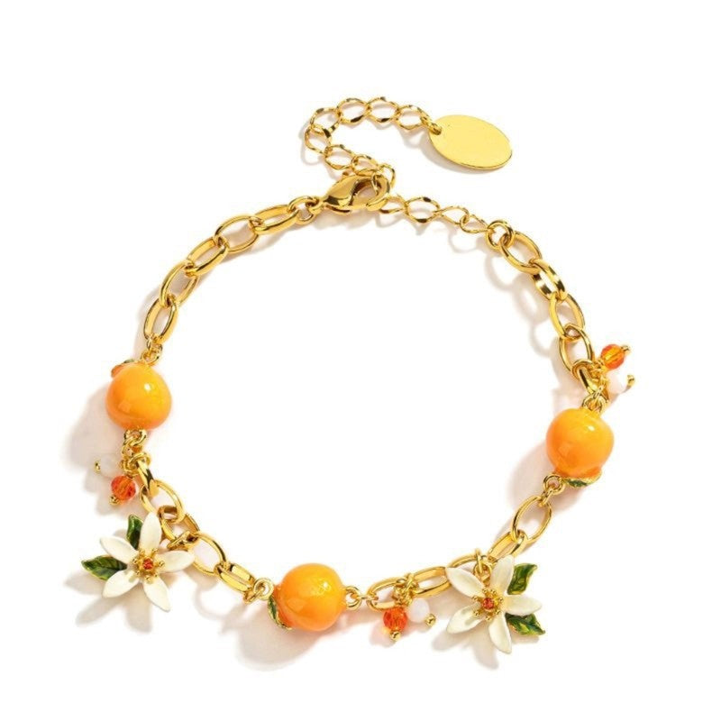 Pulseira laranja florida