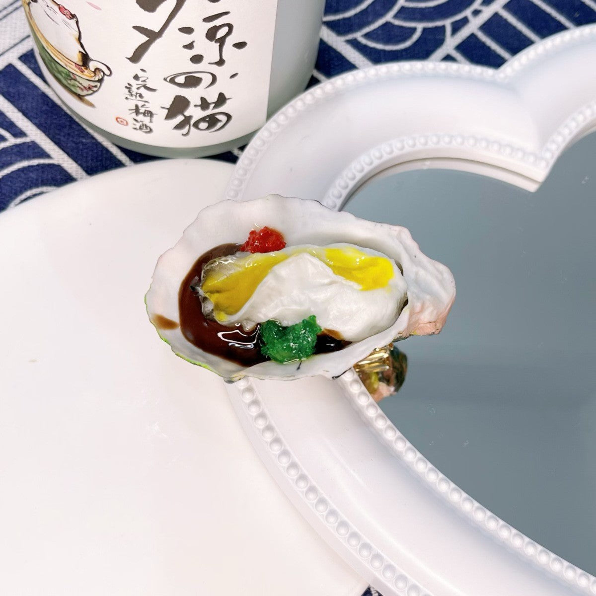 Grampo de cabelo frutos do mar