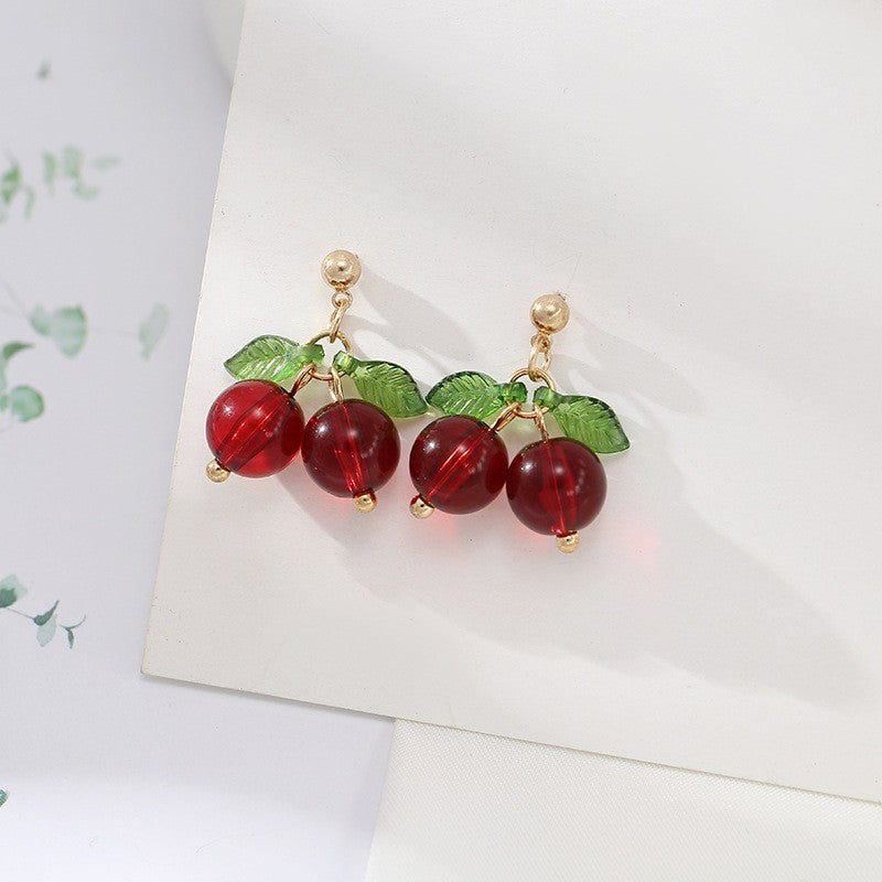 Brincos frutas fofas