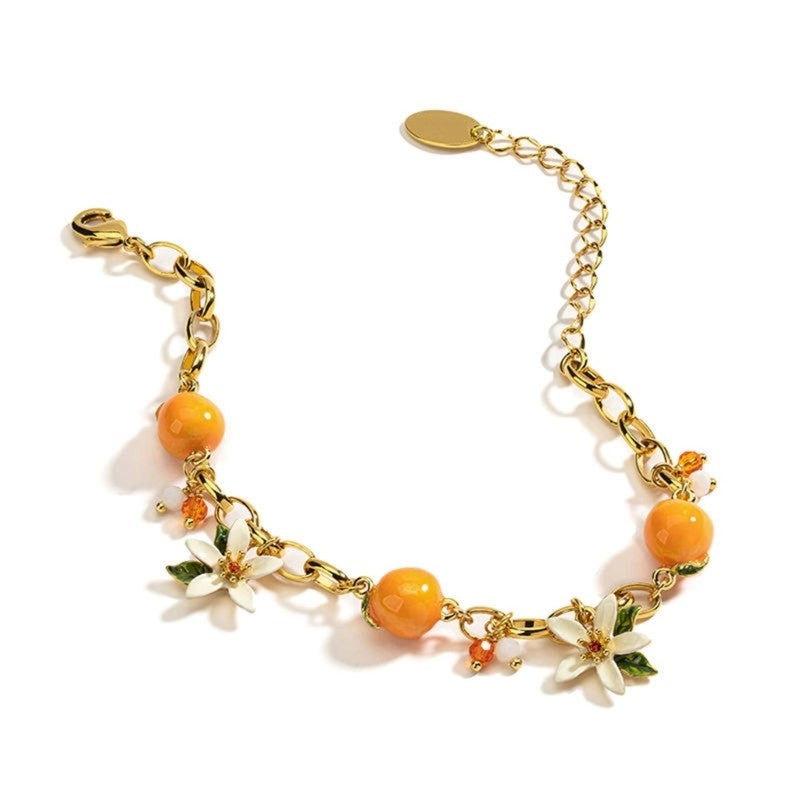 Pulseira laranja florida