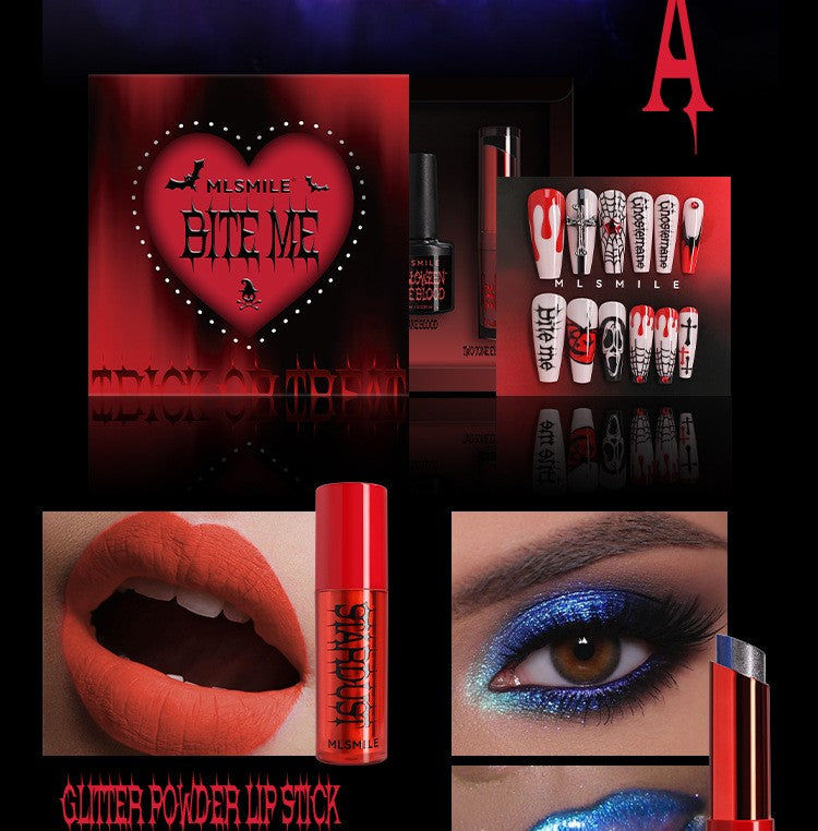 Conjunto de maquiagem vampirinha