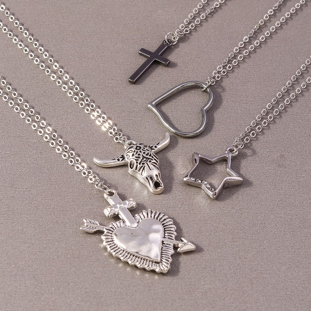 Conjunto de colares 5 pçs GOTH